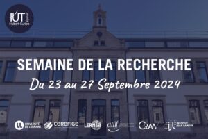 Semaine de la recherche à l&rsquo;IUT Épinal