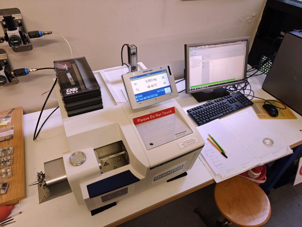 Thermobalance TGA2 Mettler Toledo