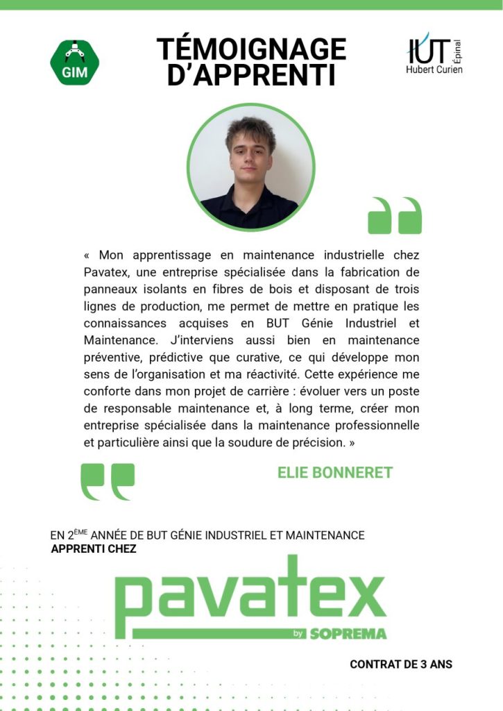 Témoignage D’apprentis IUT