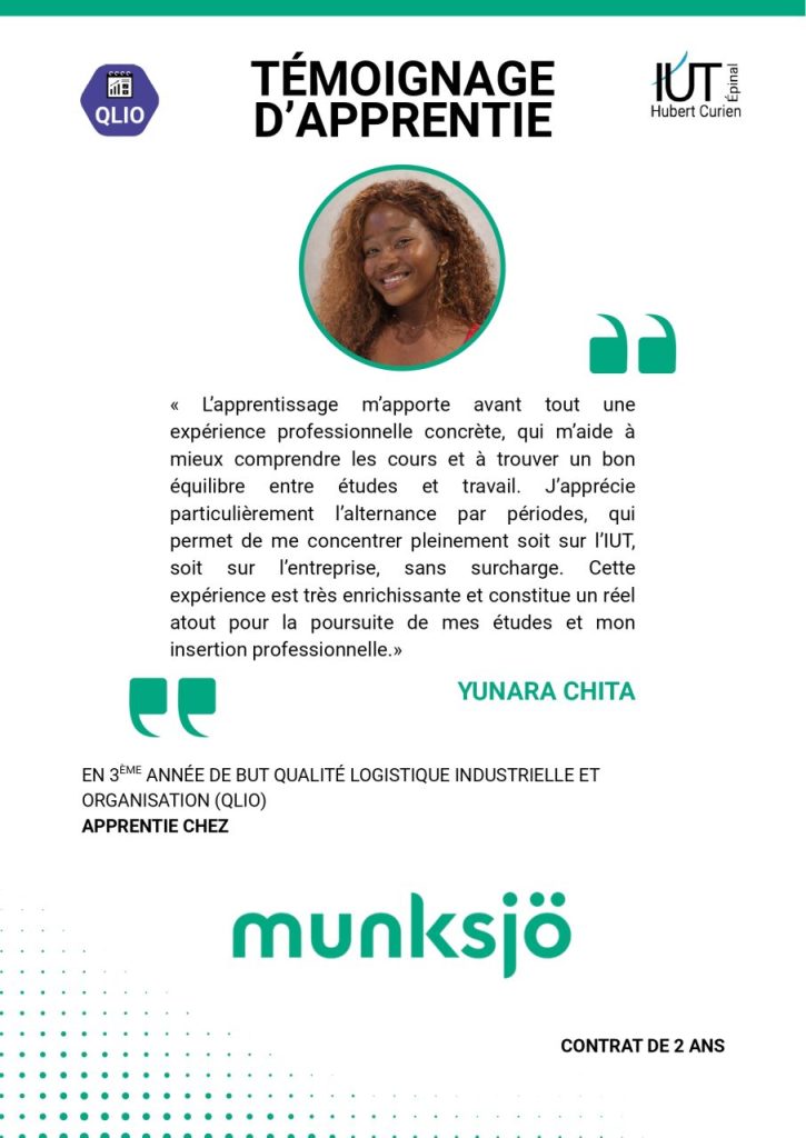 Témoignage d’apprentis QLIO à IUT d'Épinal