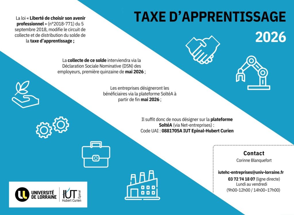 TAXE APPRENTISSAGE 2026